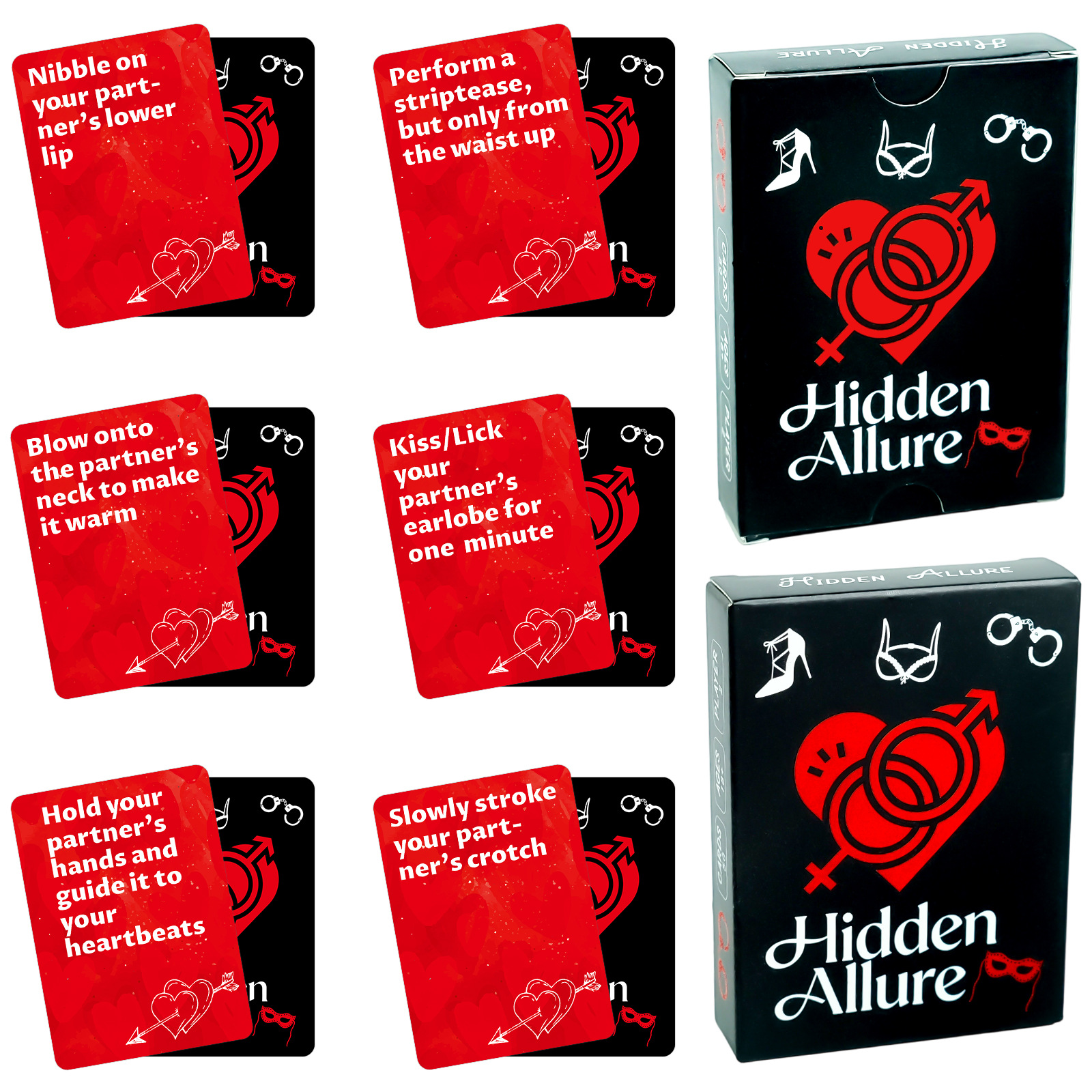 Party Games Adults Drinking - 50-Card Couples Drinking Game Cards Set