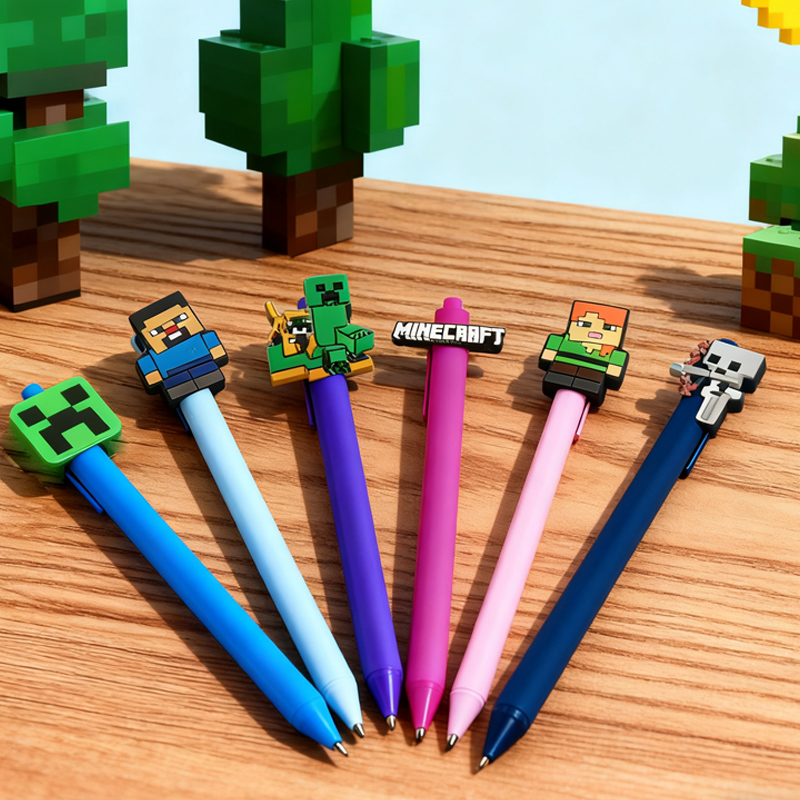 Party Games Minecraft - New Pixel Game-themed Man Practical Pen
