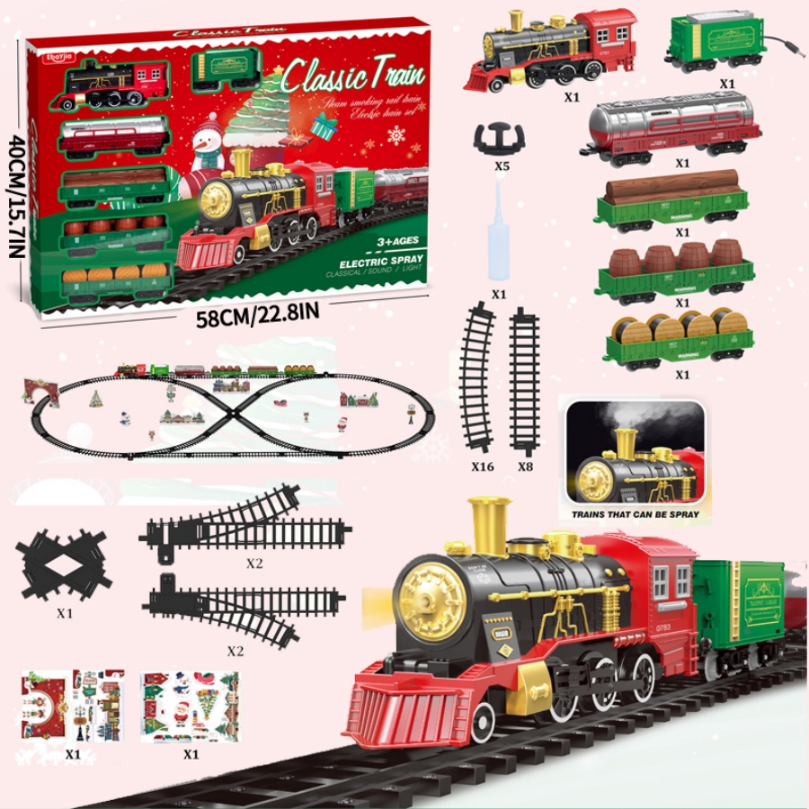 Party Games Steam - Kids Electric Steam Alloy Train Toy