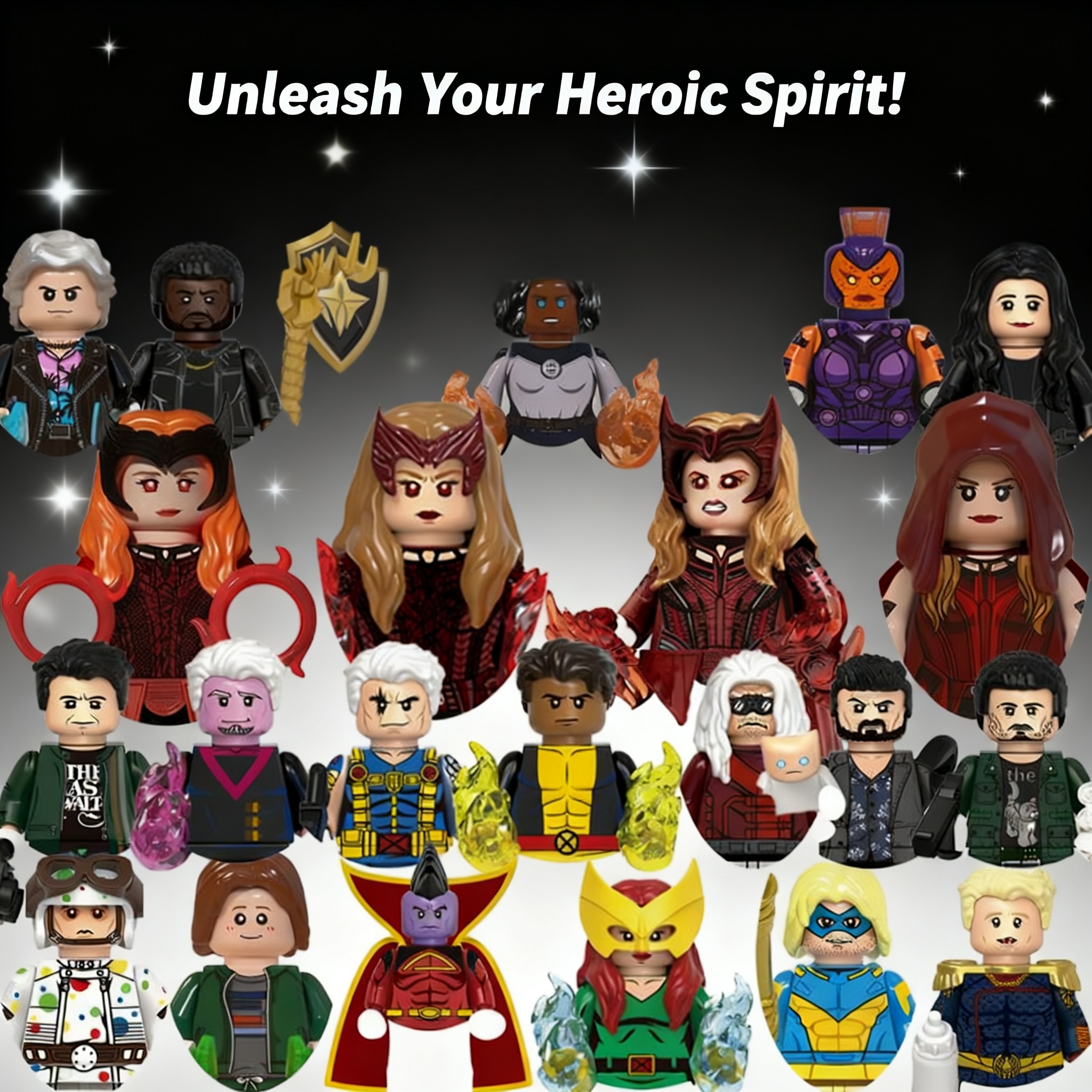 Party Games Mini - New Wanda Mini Action Figures Homelander
