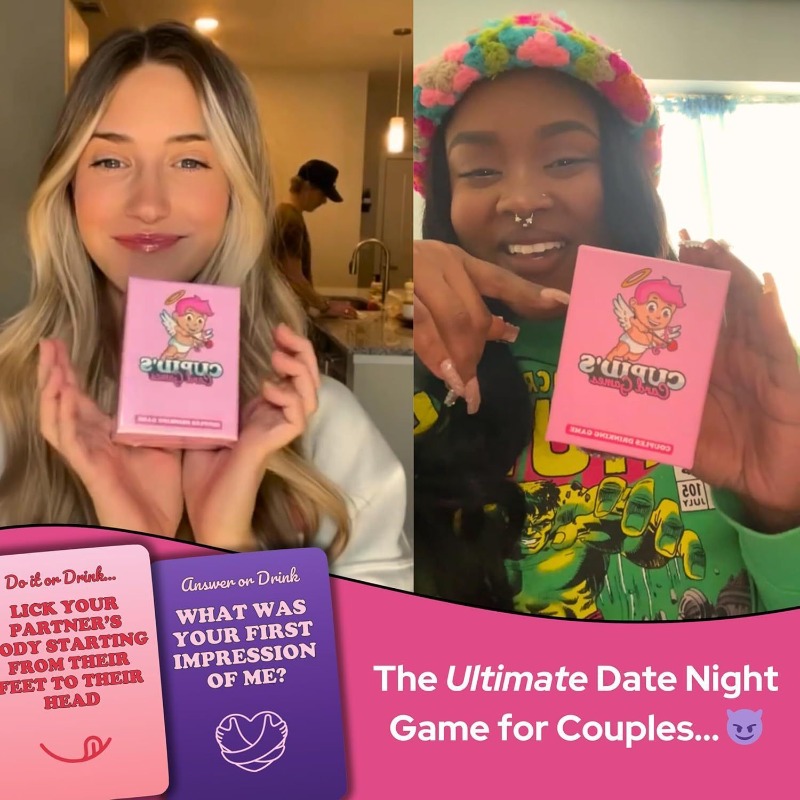 Cupid Lovers Drinking Card Gam - Party Games Adults Drinking recension och pris