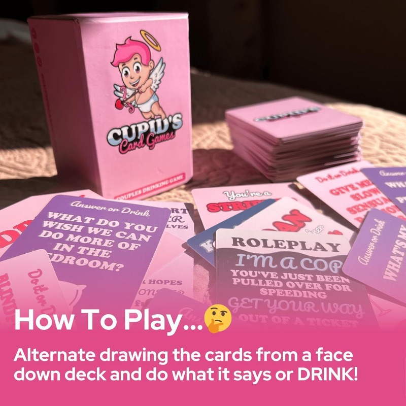 Cupid Lovers Drinking Card Gam - Party Games Adults Drinking recension och pris
