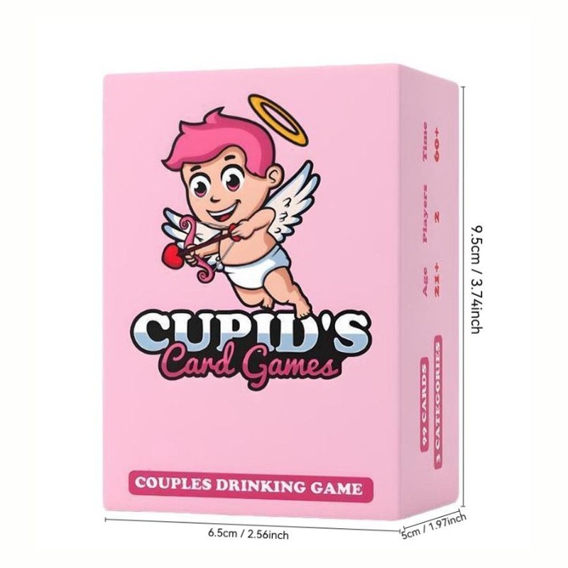 Cupid Lovers Drinking Card Gam - Party Games Adults Drinking recension och pris