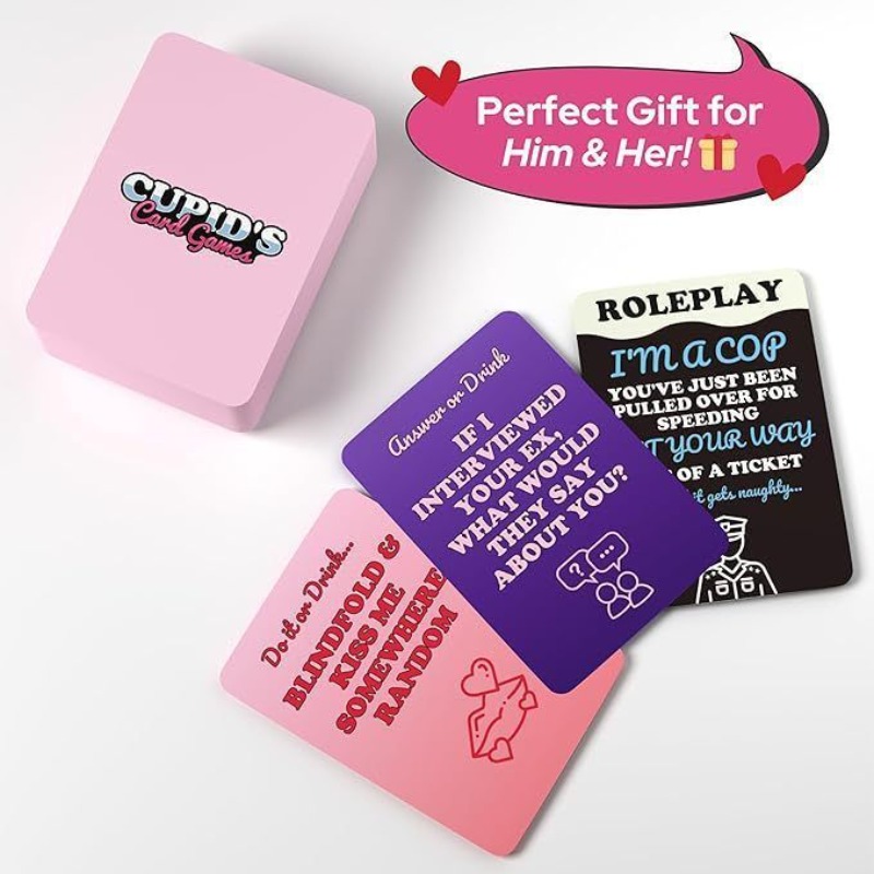 Cupid Lovers Drinking Card Gam - Party Games Adults Drinking recension och pris
