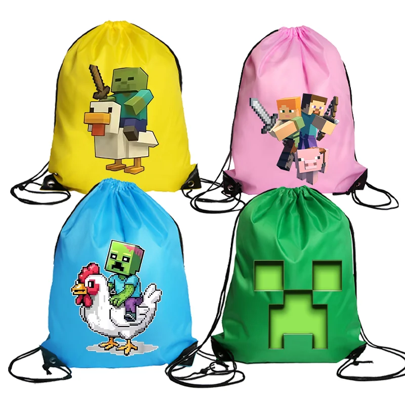 Hot Pixel Game Drawstring Bag  - Party Games Minecraft recension och pris