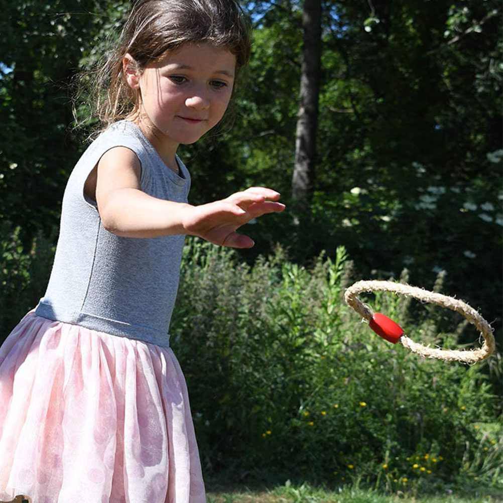 1Set Ring Toss Game Wooden Thr - Ring Toss Outdoor recension och pris