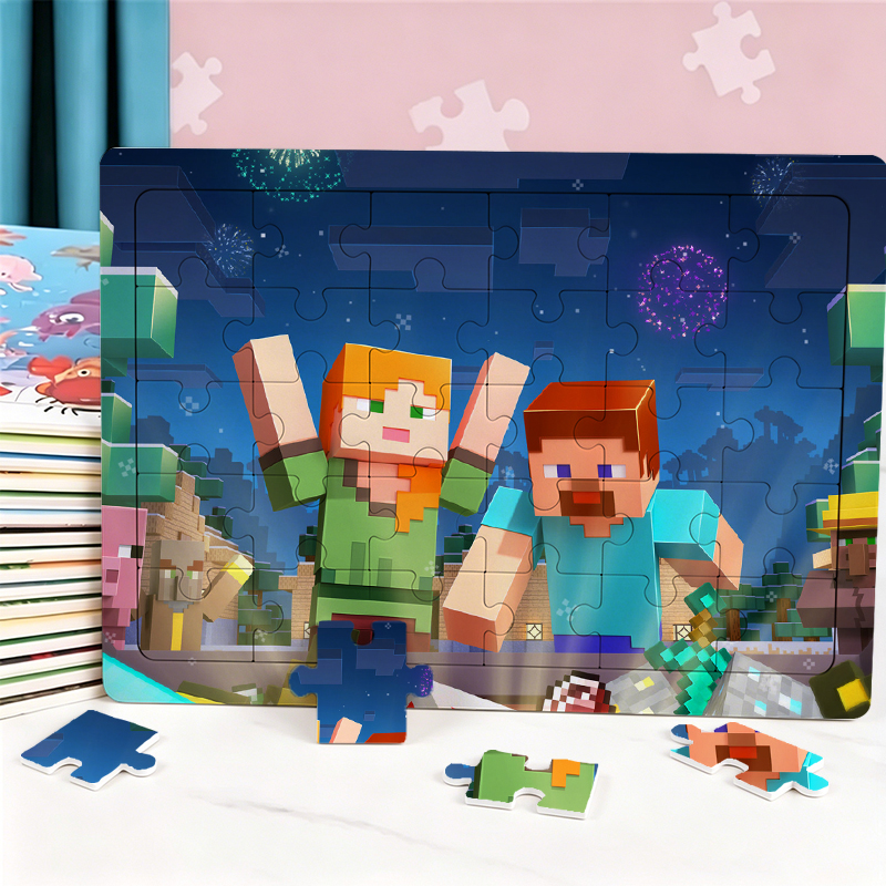 25pcs Minecrafted Mini Cartoon - Party Games Minecraft recension och pris