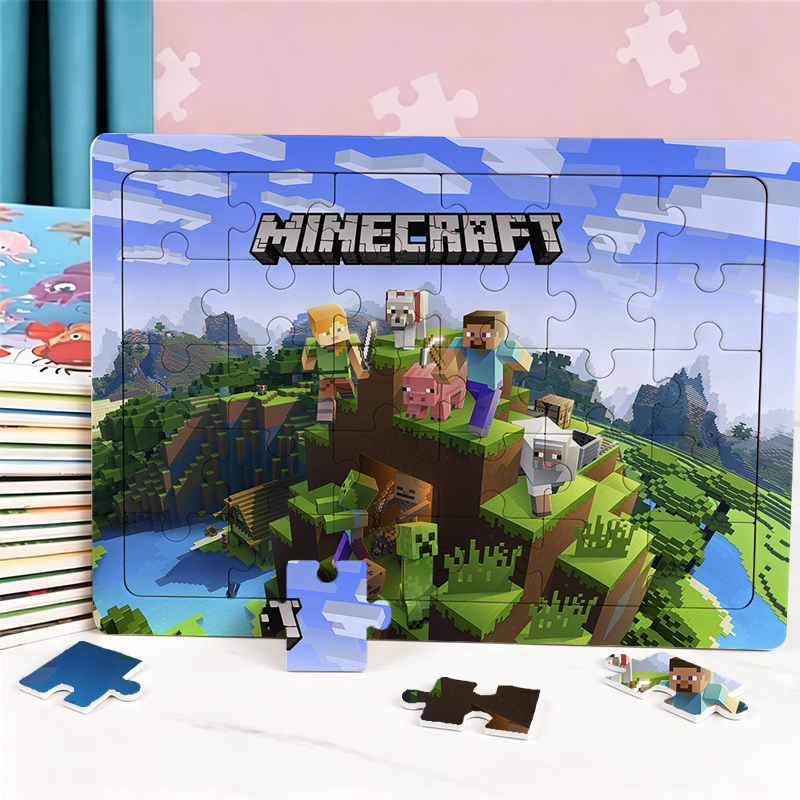 25pcs Minecrafted Mini Cartoon - Party Games Minecraft recension och pris