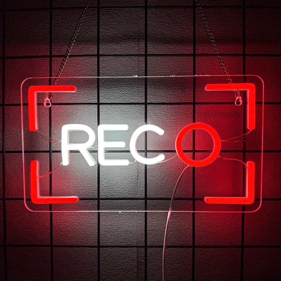 REC Neon Sign For Wall Decor,L - Party Games Stream recension och pris