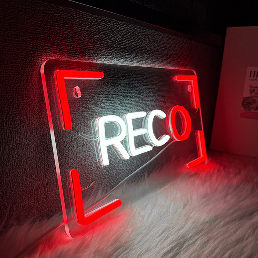 REC Neon Sign For Wall Decor,L - Party Games Stream recension och pris