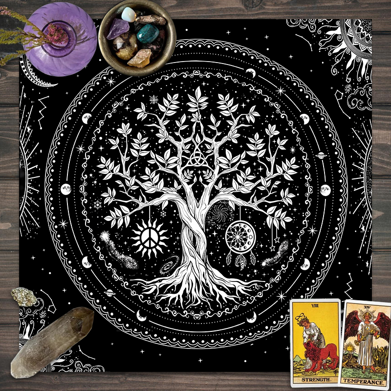 1pc Tarots Moon Cloth Tarots C - Zodiac Party Games recension och pris