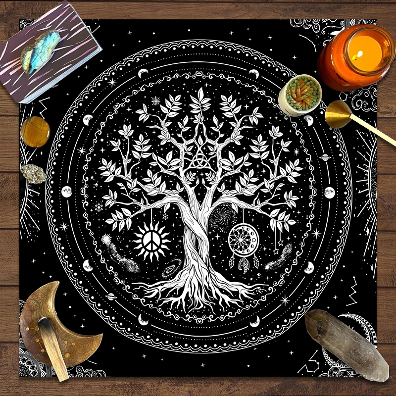 1pc Tarots Moon Cloth Tarots C - Zodiac Party Games recension och pris