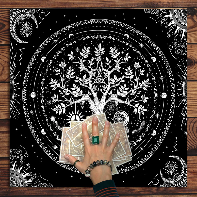 1pc Tarots Moon Cloth Tarots C - Zodiac Party Games recension och pris