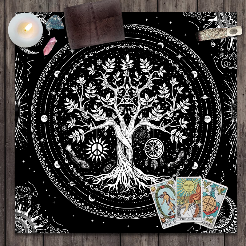 1pc Tarots Moon Cloth Tarots C - Zodiac Party Games recension och pris