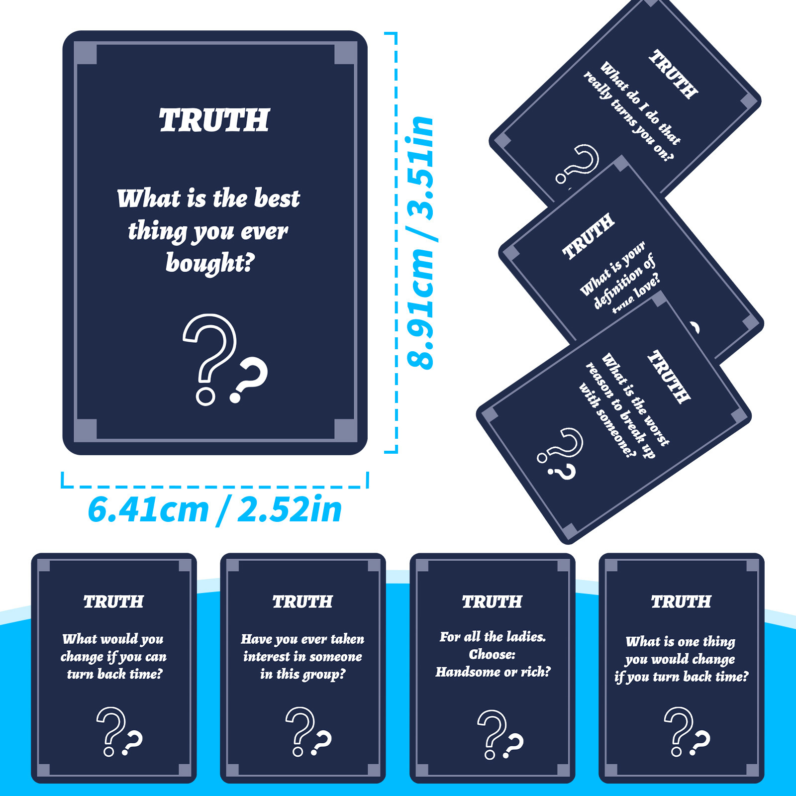 50Pcs Party Game Cards for Adu - Party Games Group recension och pris