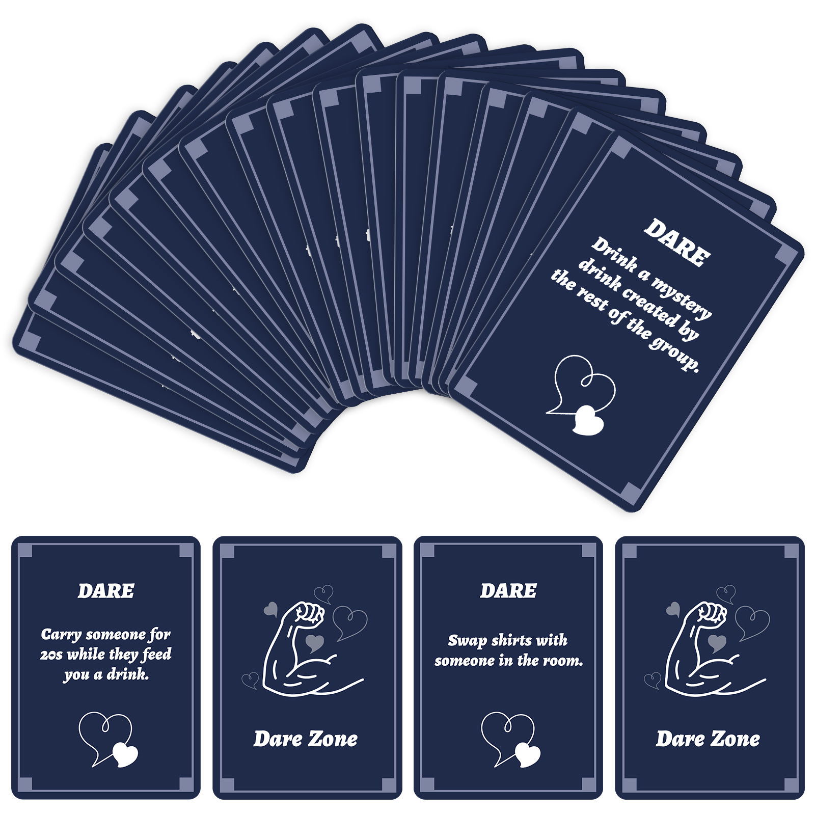 50Pcs Party Game Cards for Adu - Party Games Group recension och pris