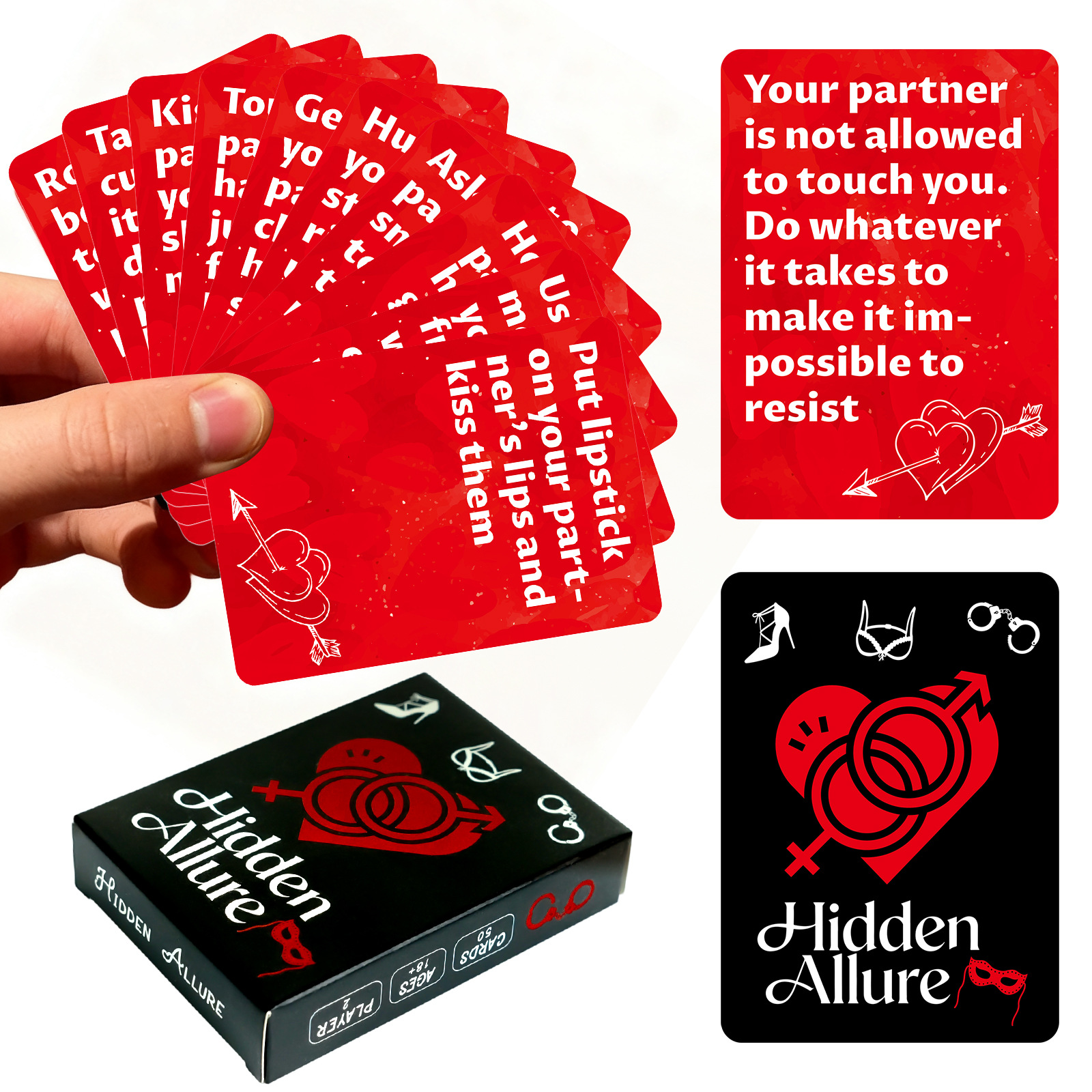 50-Card Couples Drinking Game  - Party Games Adults Drinking recension och pris