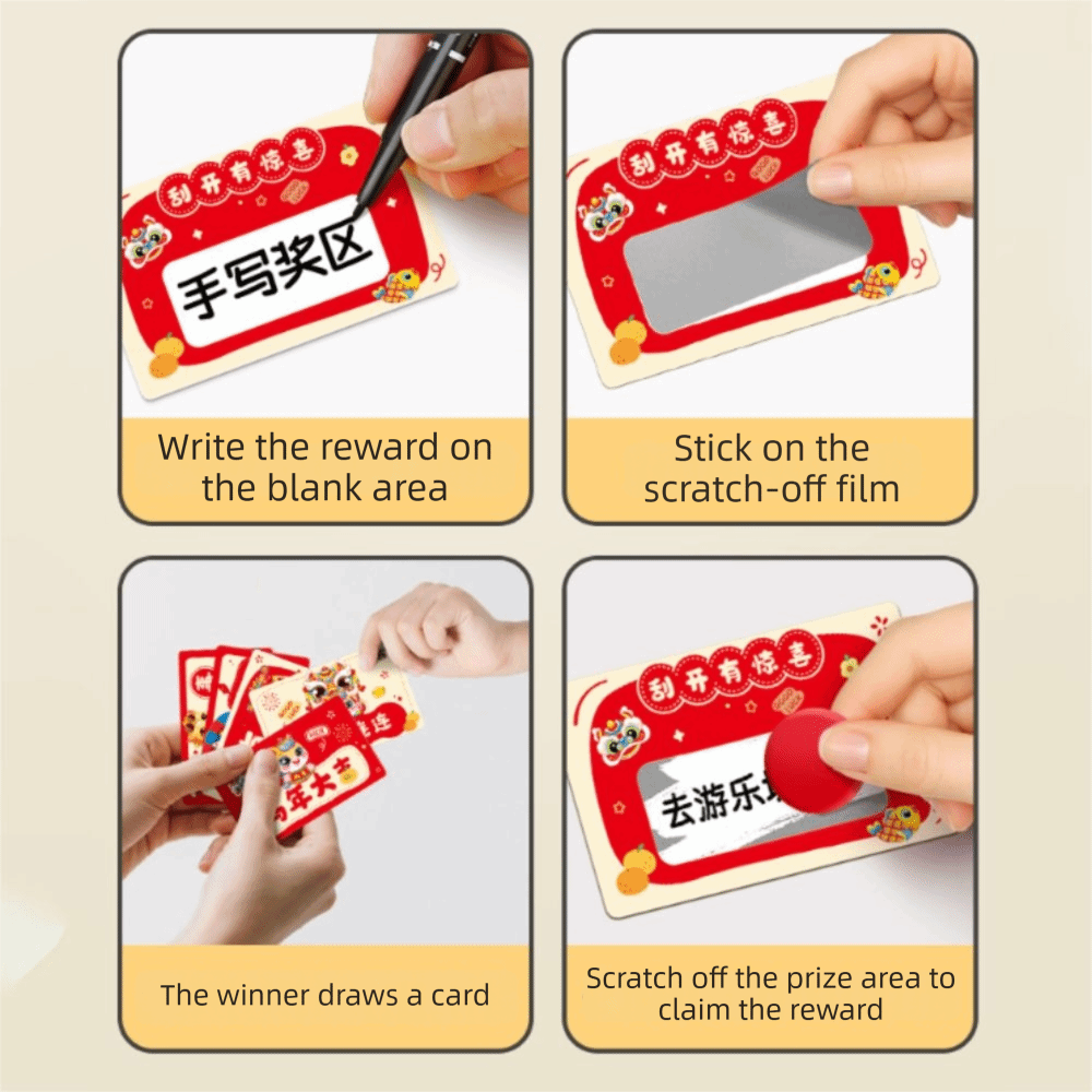20pcs Zodiac Horse Scratch-off - Zodiac Party Games recension och pris