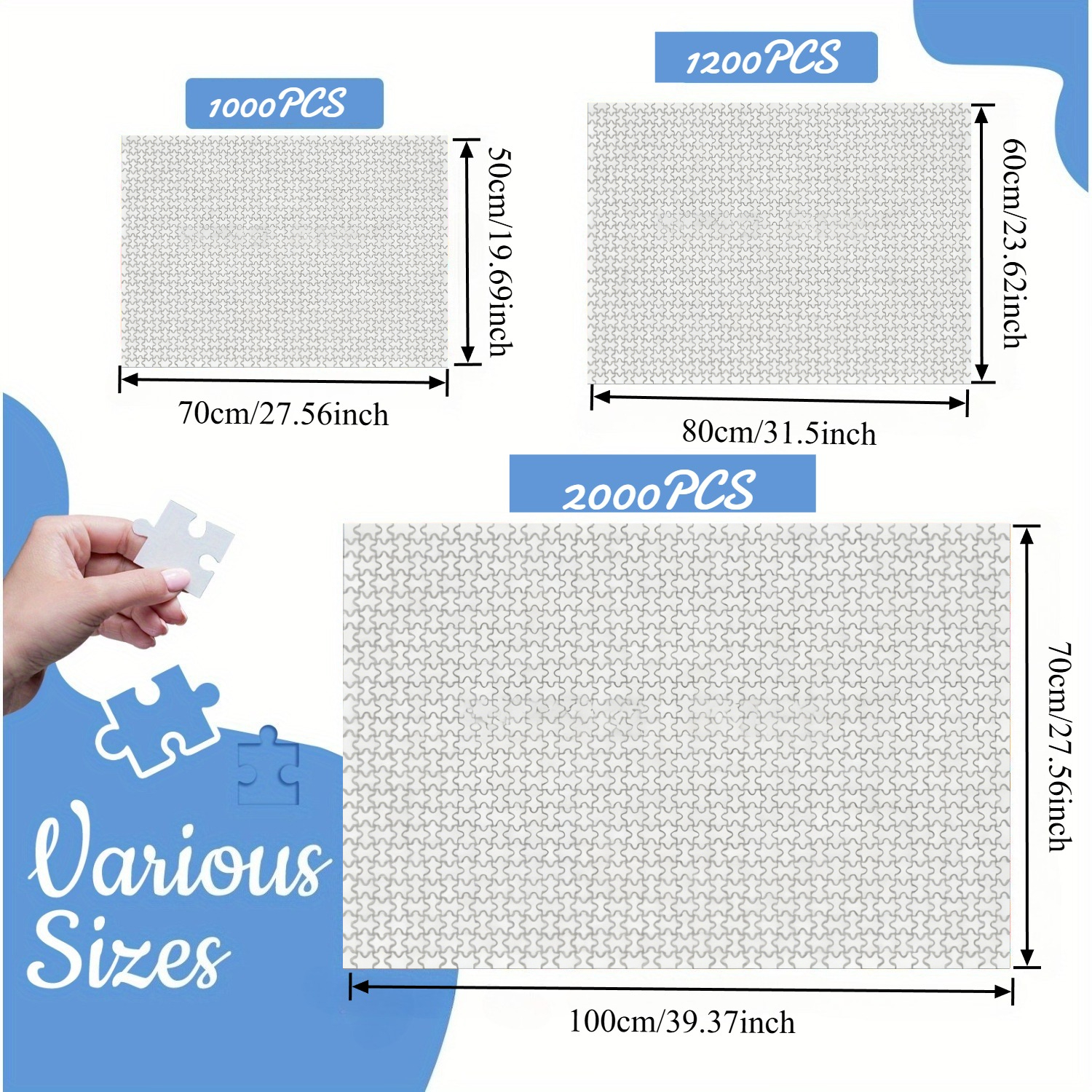 500/1000/1200/2000 PCS Jigsaw  - Zodiac Party Games recension och pris