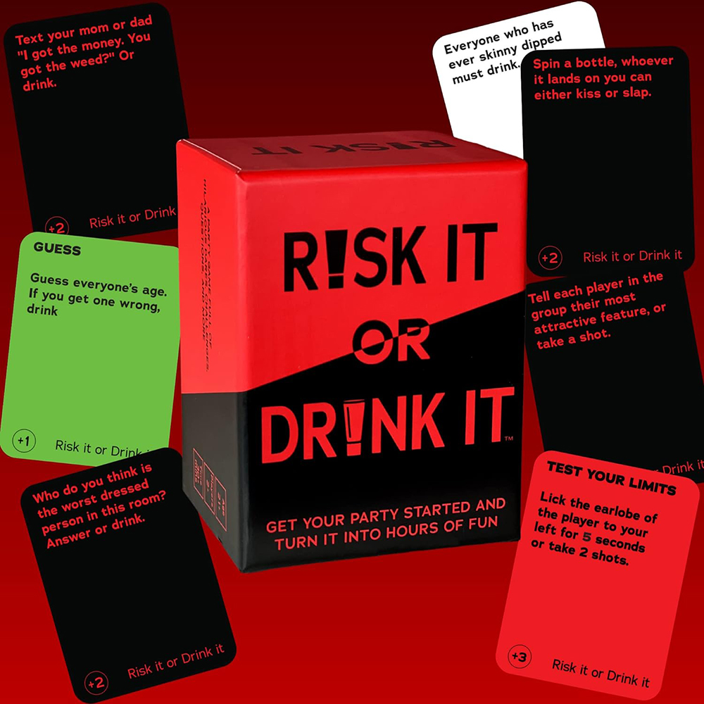 Risk It Or Drink It Fun Party  - Party Games Adults Drinking recension och pris