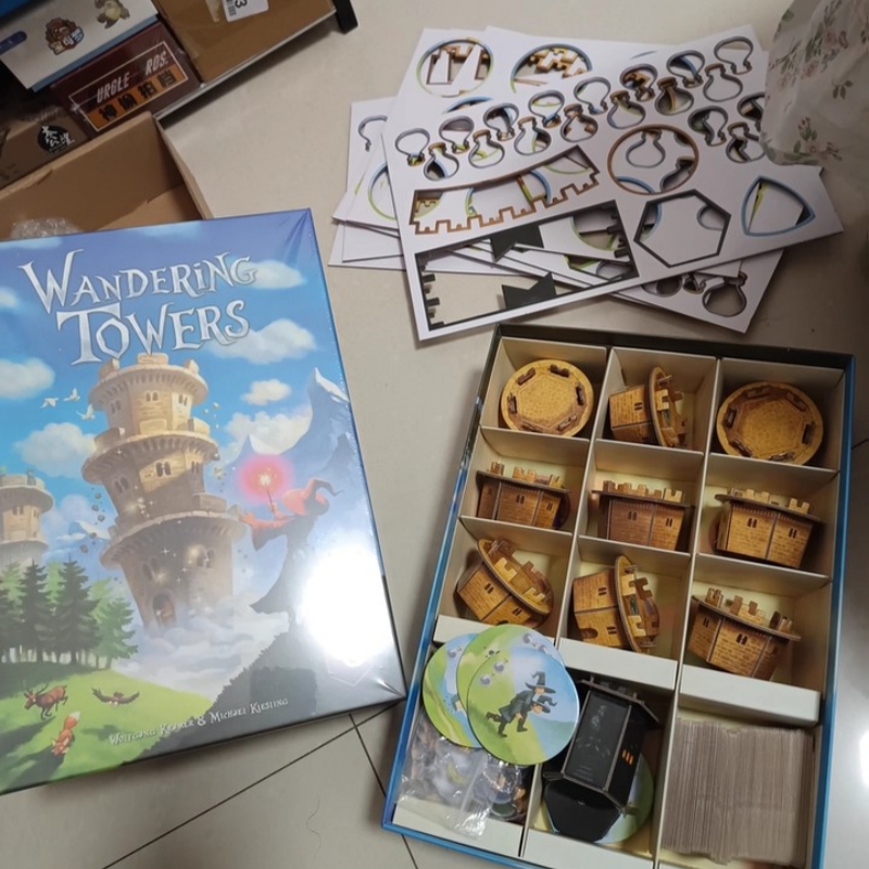 Wandering Towers Strategy Boar - Party Games Console recension och pris