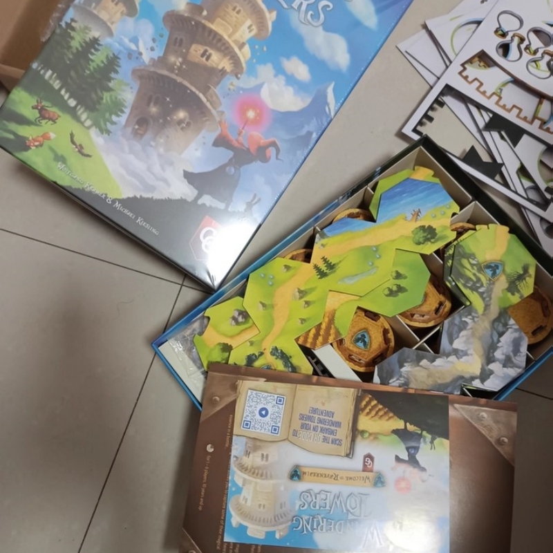 Wandering Towers Strategy Boar - Party Games Console recension och pris