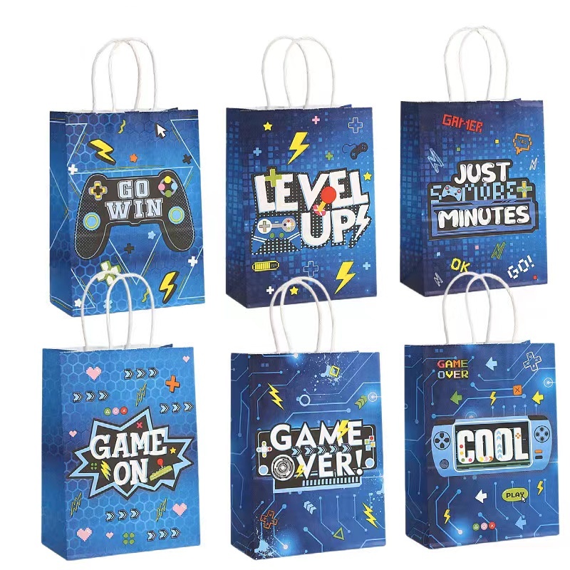 6/24Pcs Video Game on Theme Pa - Party Games Group recension och pris
