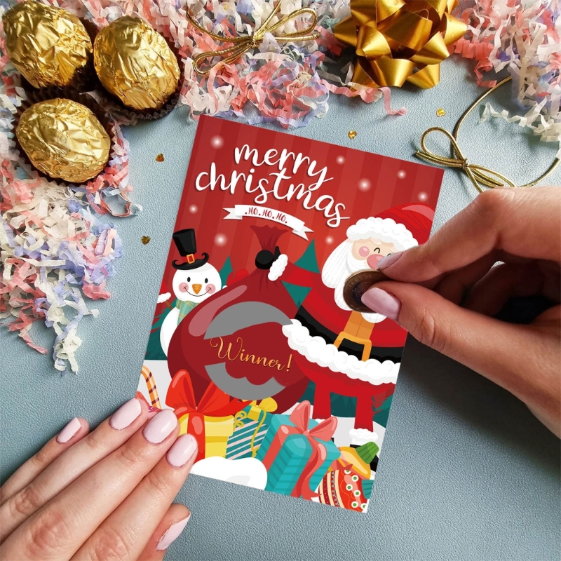 24pcs/set Christmas Festive Sc - Party Games At Christmas recension och pris