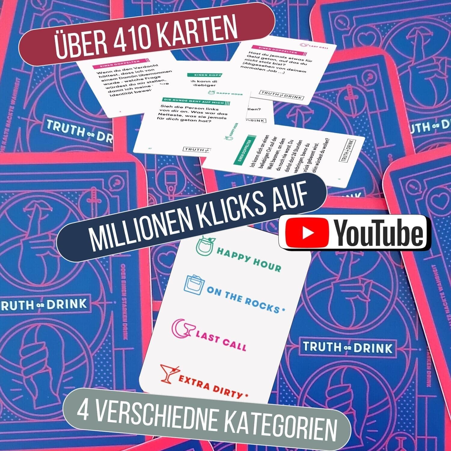 Truth or Drink Original Card G - Party Games Adults Drinking recension och pris