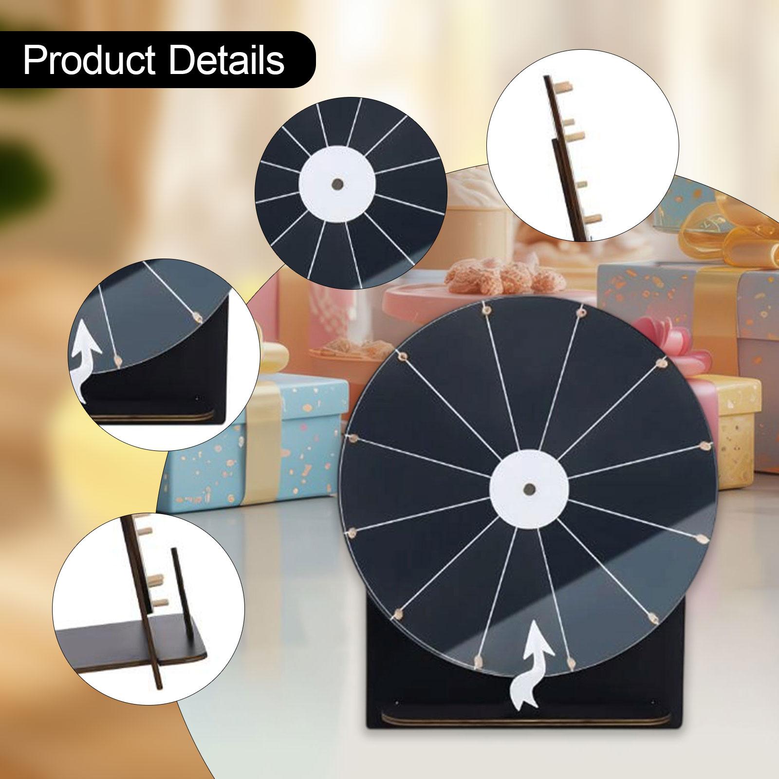 Rotating Wheel for Prizes Acry - Party Games Adults Drinking recension och pris