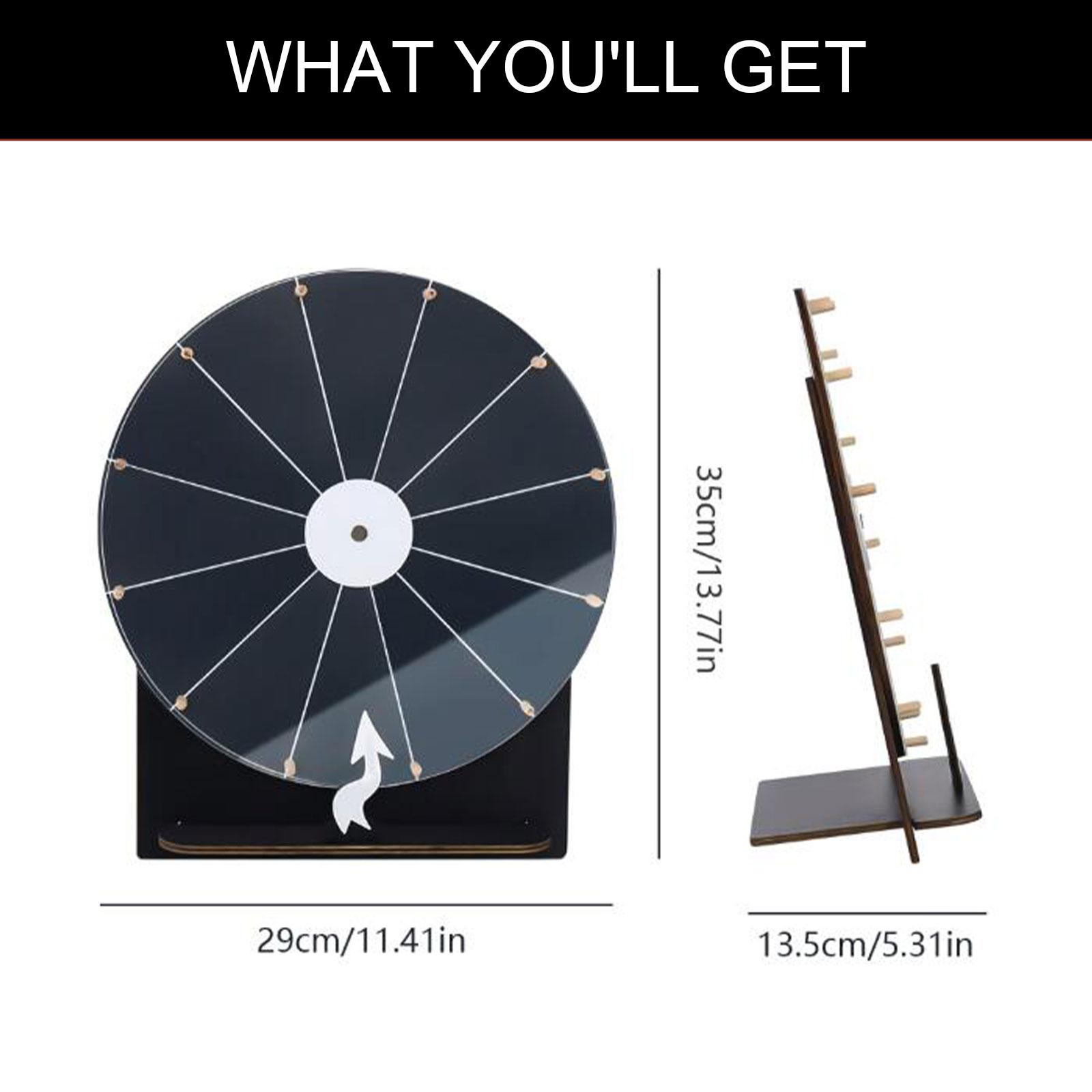 Rotating Wheel for Prizes Acry - Party Games Adults Drinking recension och pris