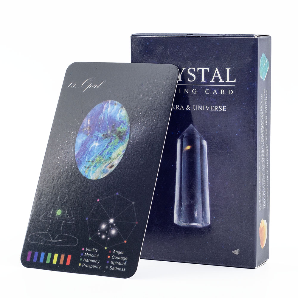 Crystals Healing Cards English - Zodiac Party Games recension och pris