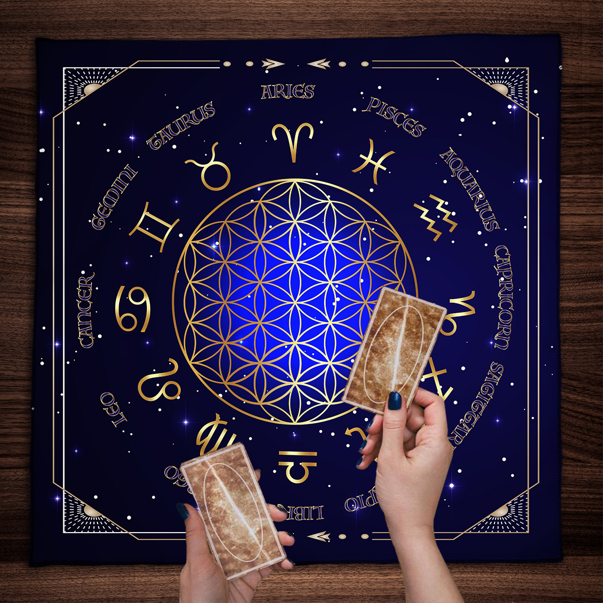 Wheel Of The Zodiac Tarot Tabl - Zodiac Party Games recension och pris