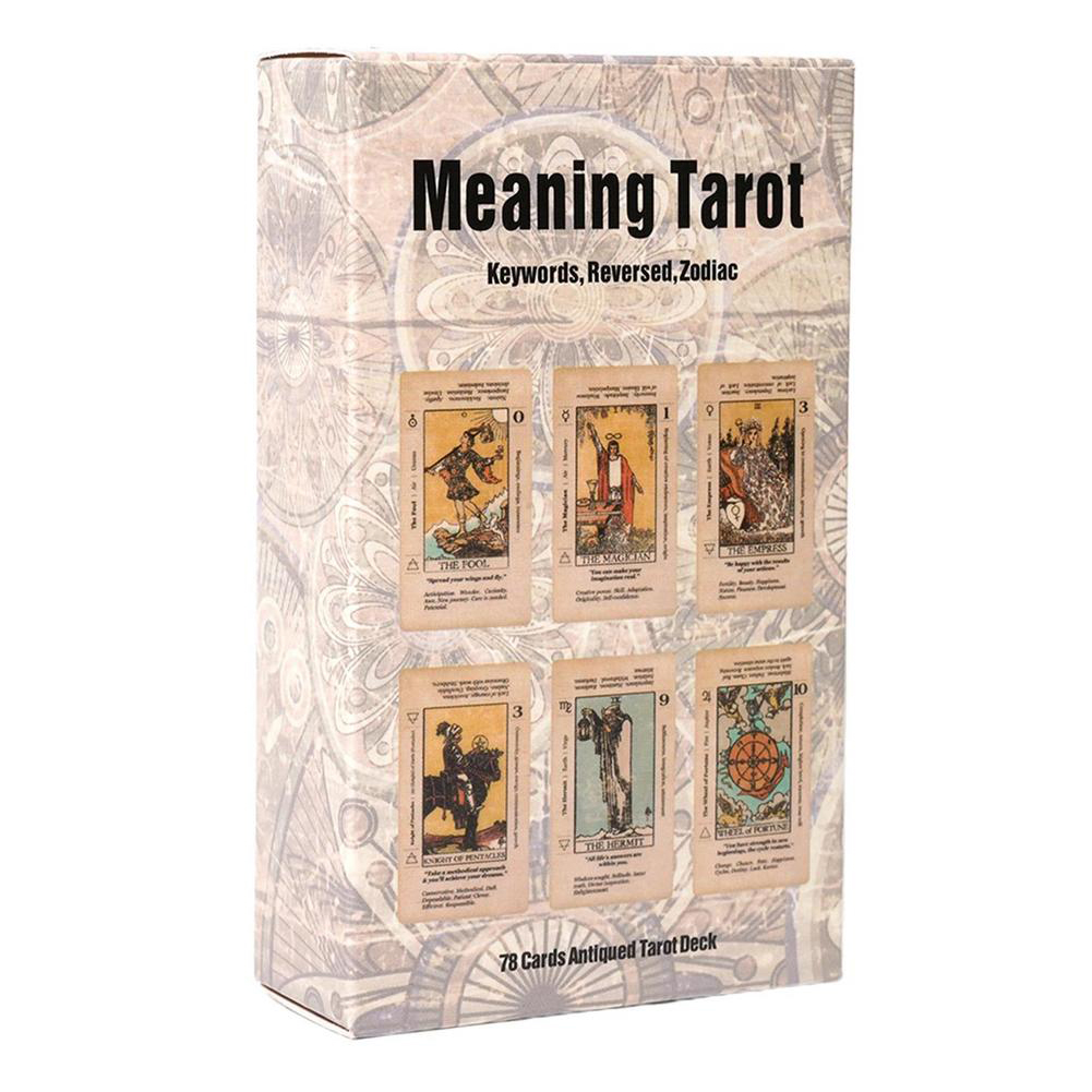 78pcs Meaning Tarot Cards Fami - Zodiac Party Games recension och pris