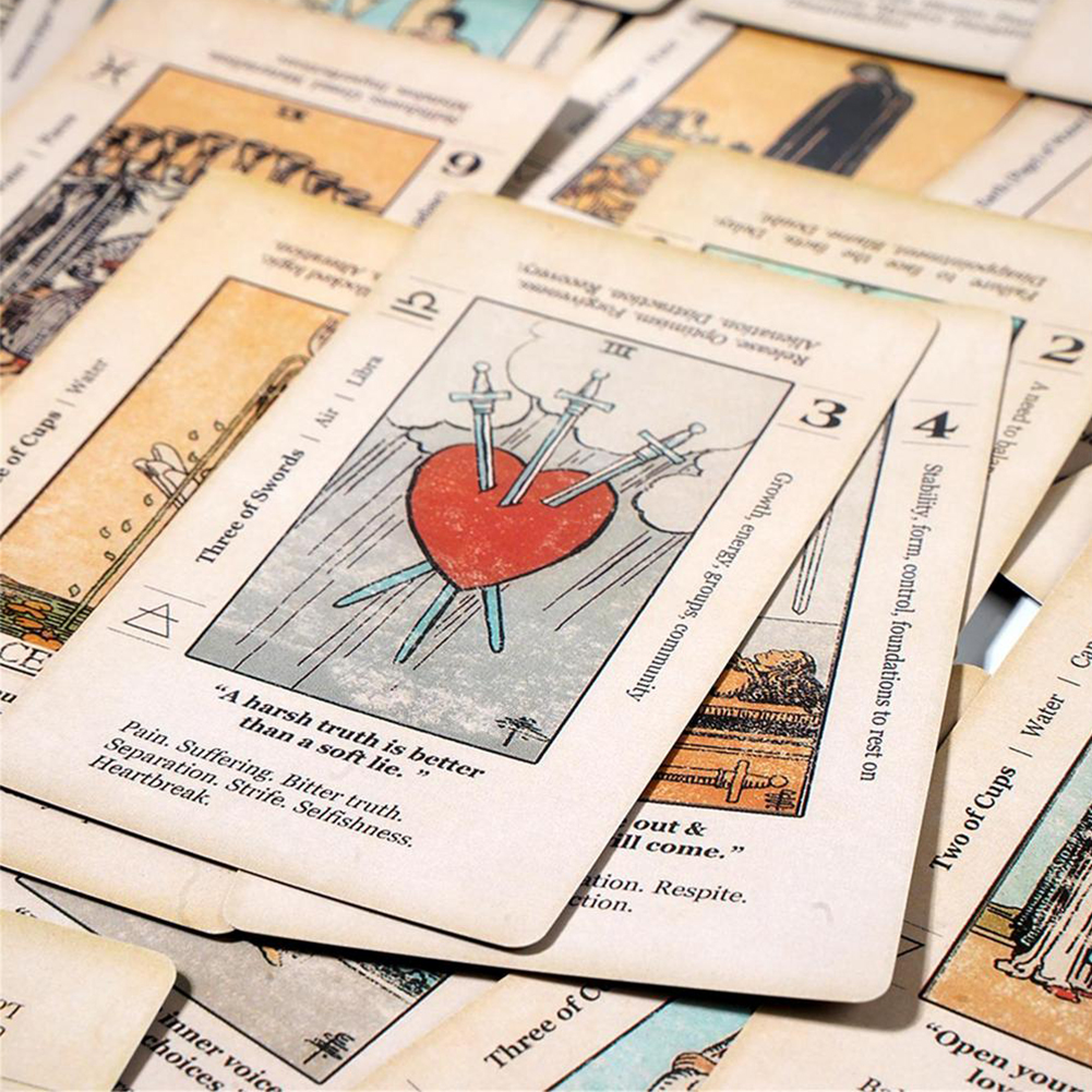 78pcs Meaning Tarot Cards Fami - Zodiac Party Games recension och pris