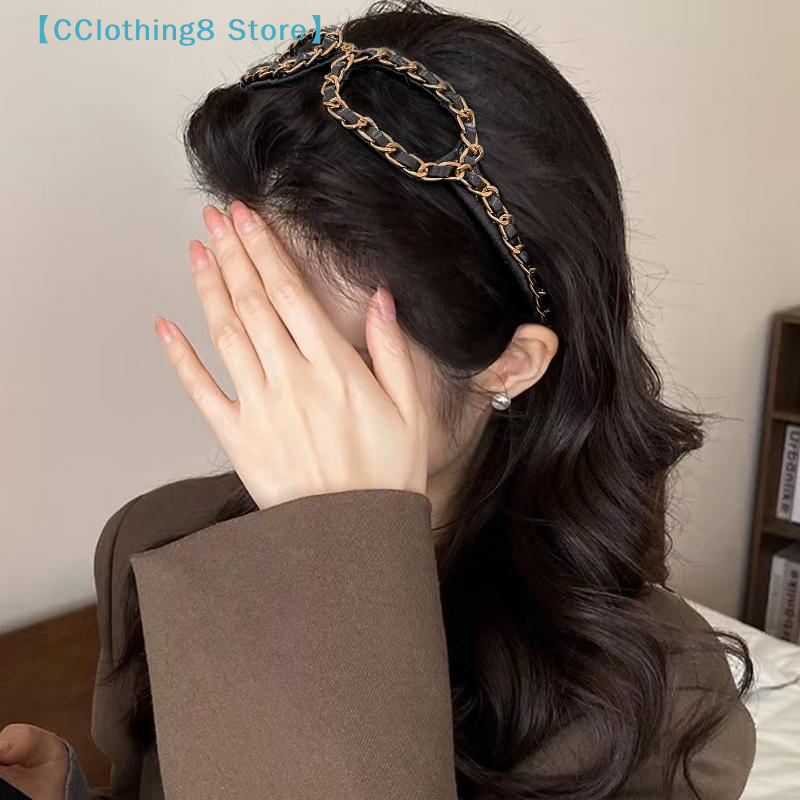 Vintage Chain Leather Headband - Ring Toss Outdoor recension och pris