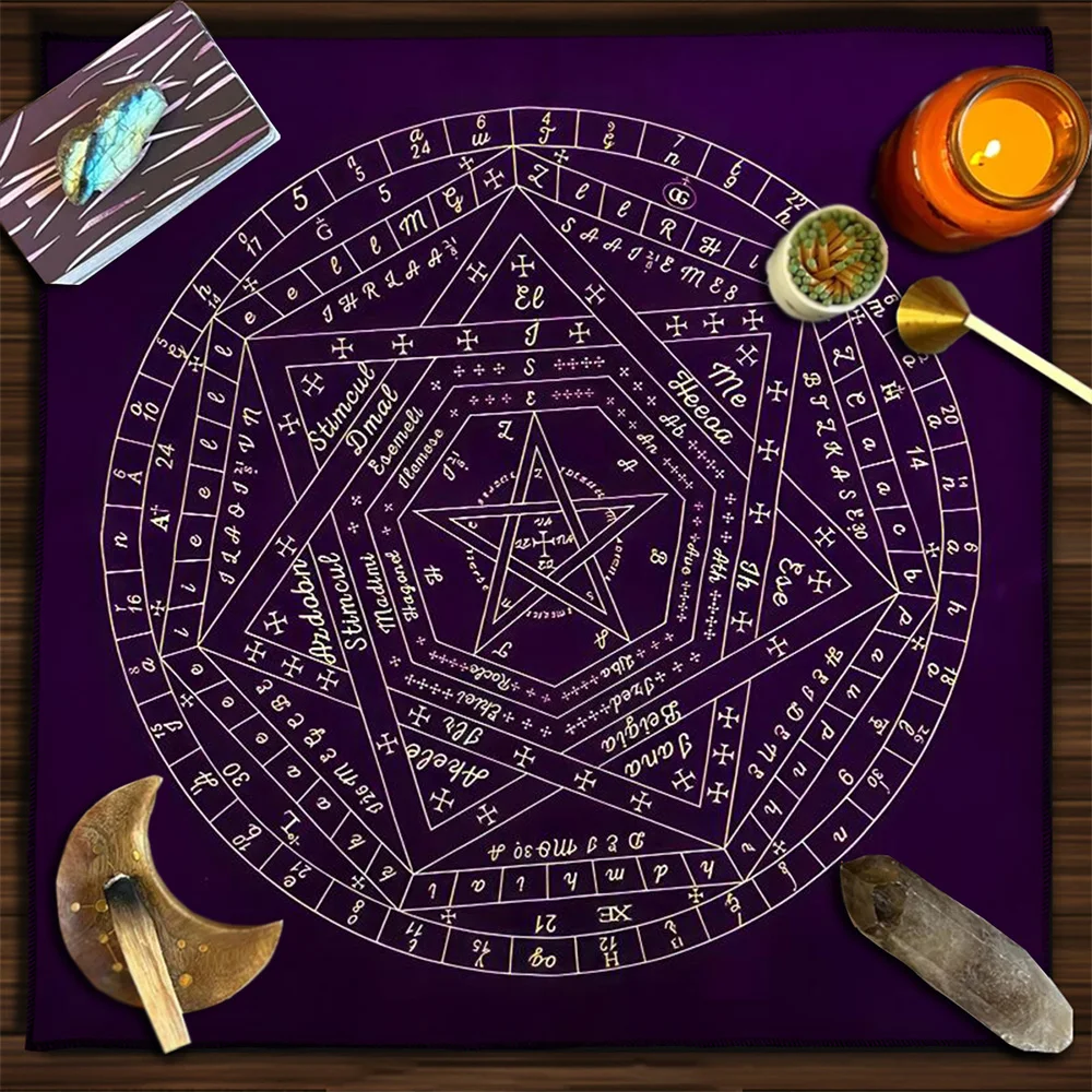 Tarot Card Tablecloth Sigillum - Zodiac Party Games recension och pris