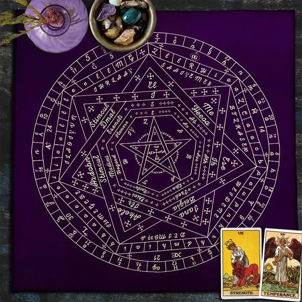 Tarot Card Tablecloth Sigillum - Zodiac Party Games recension och pris