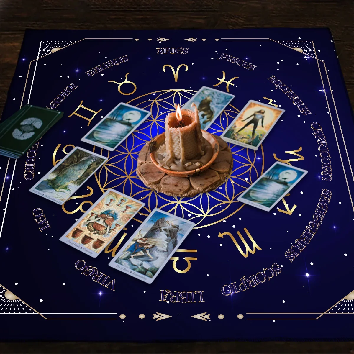 Wheel Of The Zodiac Tarot Tabl - Zodiac Party Games recension och pris