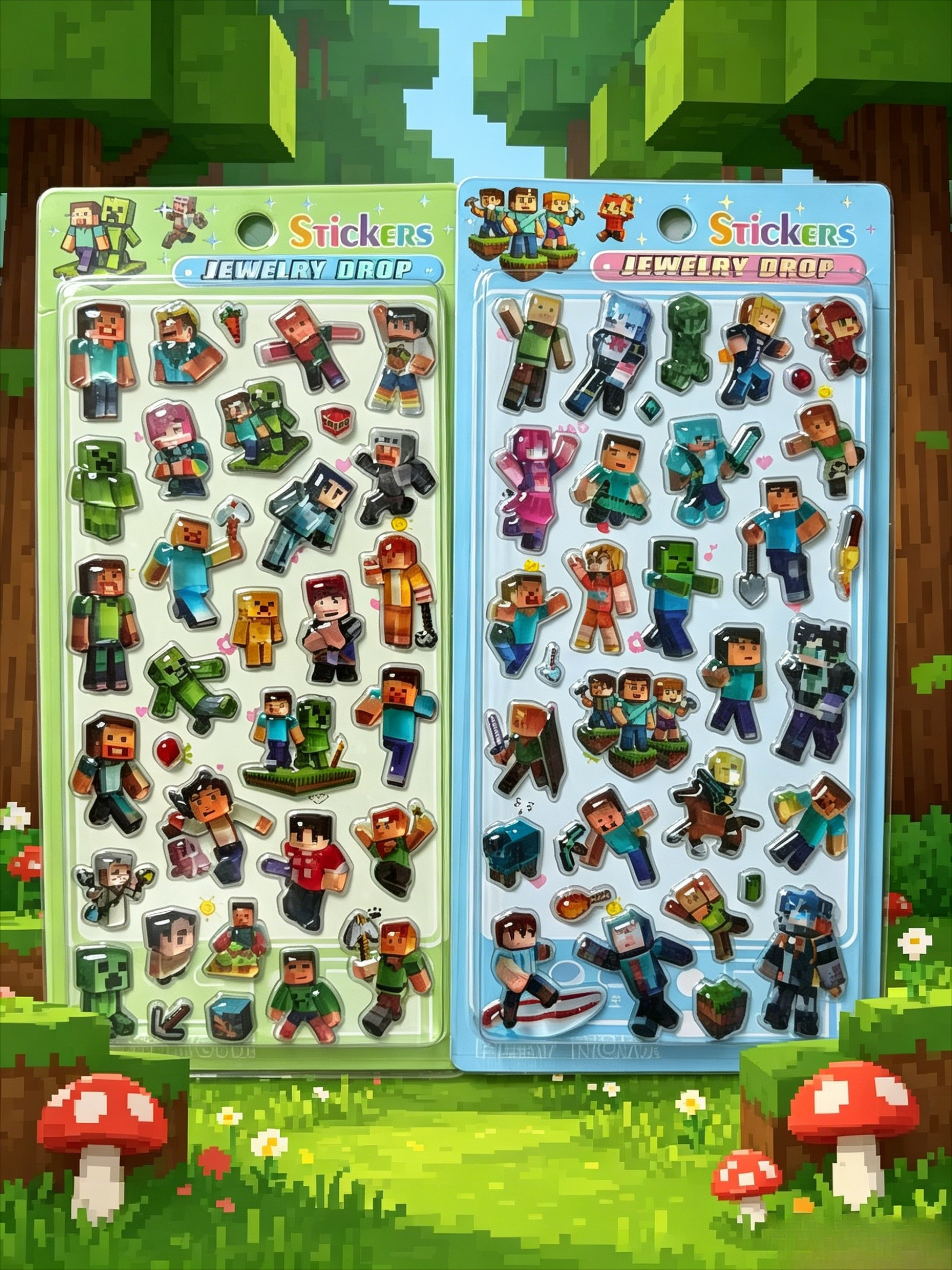 Minecraft Game Epoxy 3D Puffy  - Party Games Minecraft recension och pris