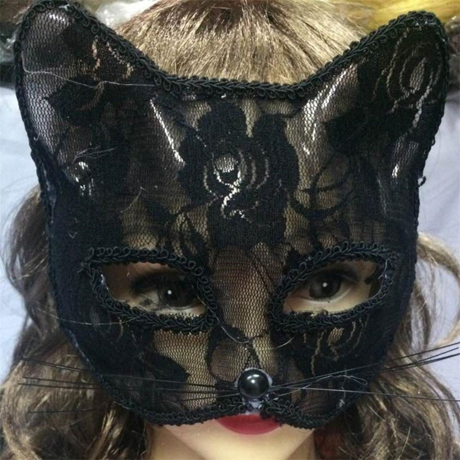 Sexy Lace Fox Cat Face Eye Cov - Party Games At Christmas recension och pris