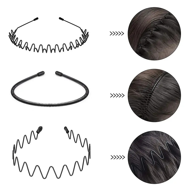 Unisex Metal Wavy Spring Hair  - Ring Toss Outdoor recension och pris