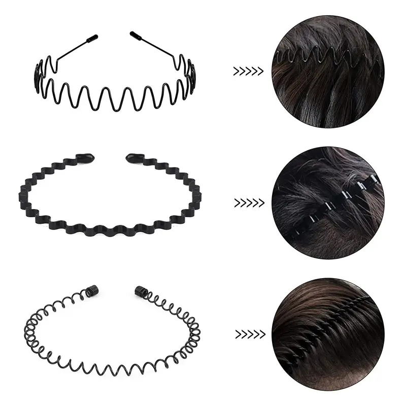 Unisex Metal Wavy Spring Hair  - Ring Toss Outdoor recension och pris