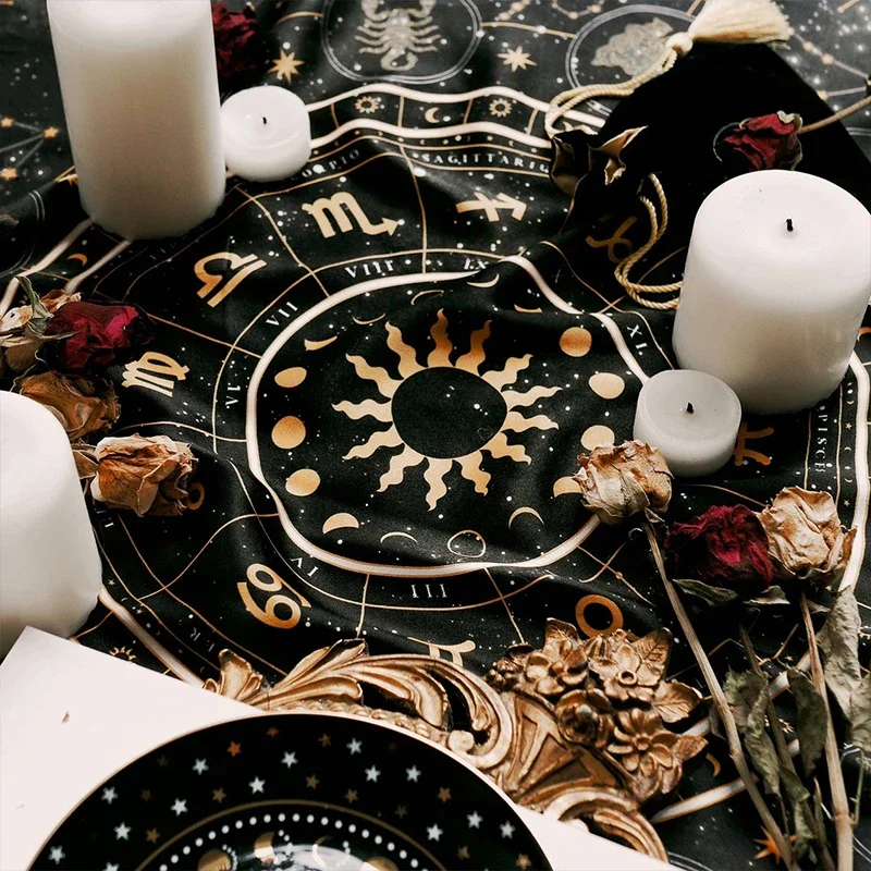 Tarot Cloth Zodiac Wheel Astro - Zodiac Party Games recension och pris