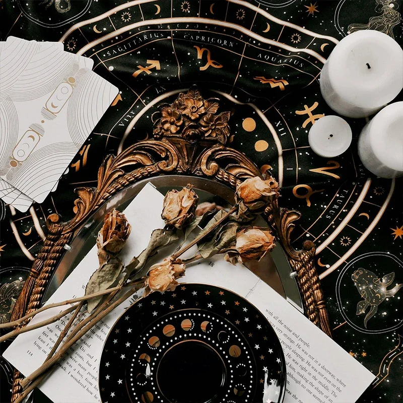 Tarot Cloth Zodiac Wheel Astro - Zodiac Party Games recension och pris
