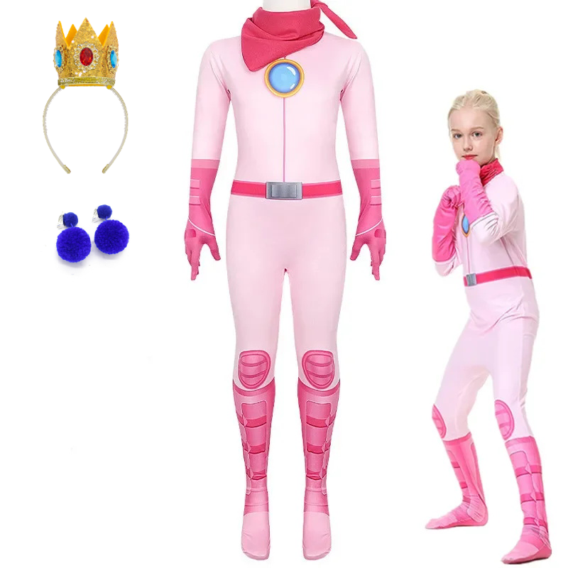 Girls Peach Princess Jumpsuit  - Party Games Group recension och pris