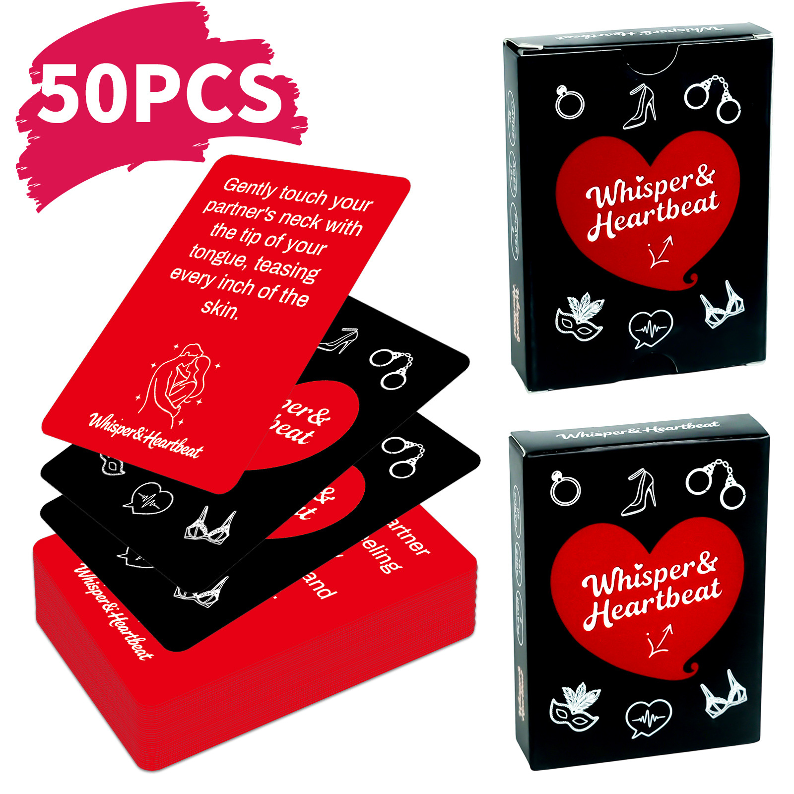 50PCS Card Couples Drinking Ga - Party Games Adults Drinking recension och pris