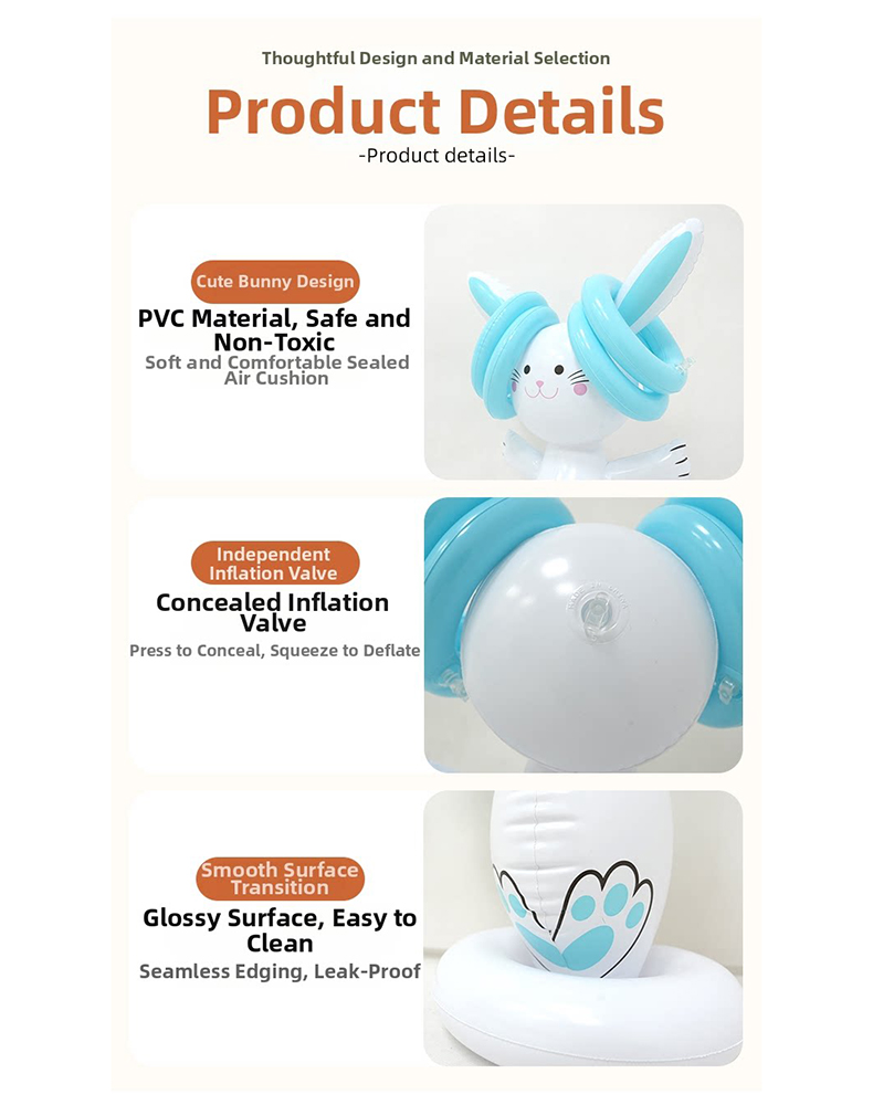 Easter Inflatable Bunny Ring T - Ring Toss Outdoor recension och pris