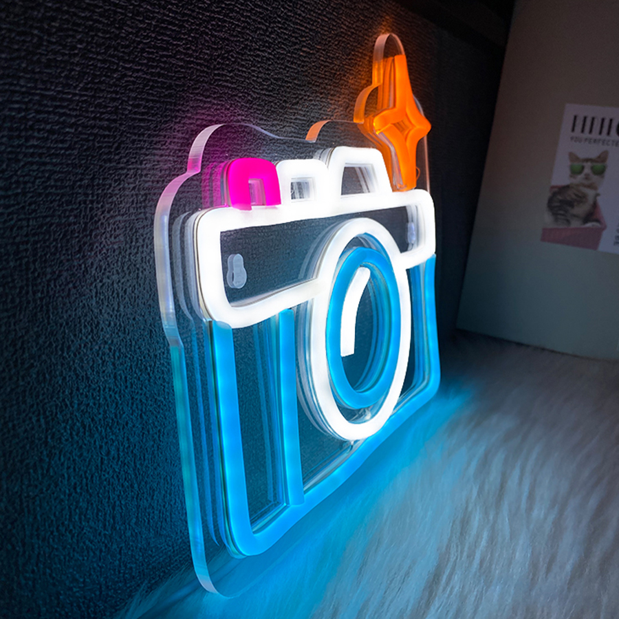 Camera Neon Sign For Wall Deco - Party Games Stream recension och pris