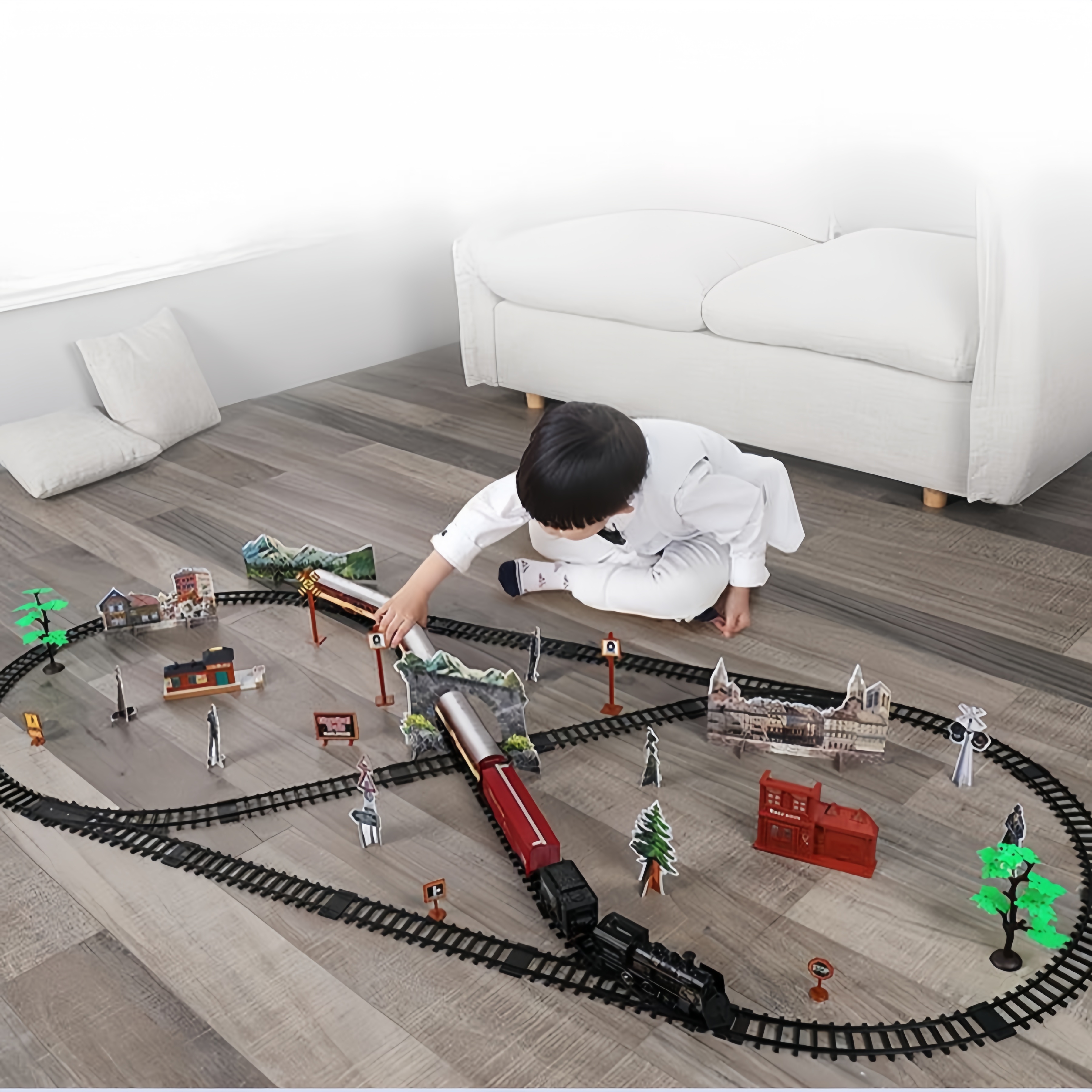 Kids Electric Steam Train Toy  - Party Games Steam recension och pris